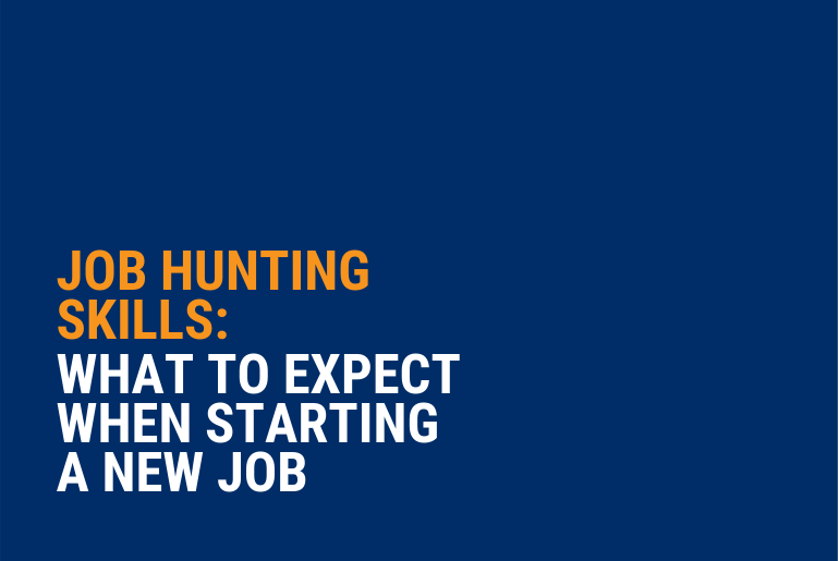 What to expect when starting a new job